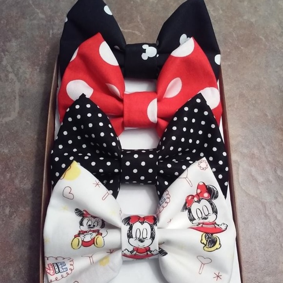 Disney Other - Minnie Mouse Camelot Babies/Children Hair Bow Set